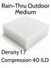 Rain-Thru Outdoor Medium Firm Foam